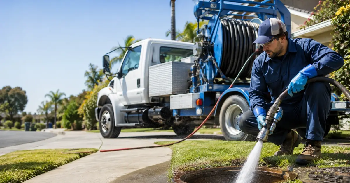 Hydro jet sewer cleaning Point Mugu Nawc