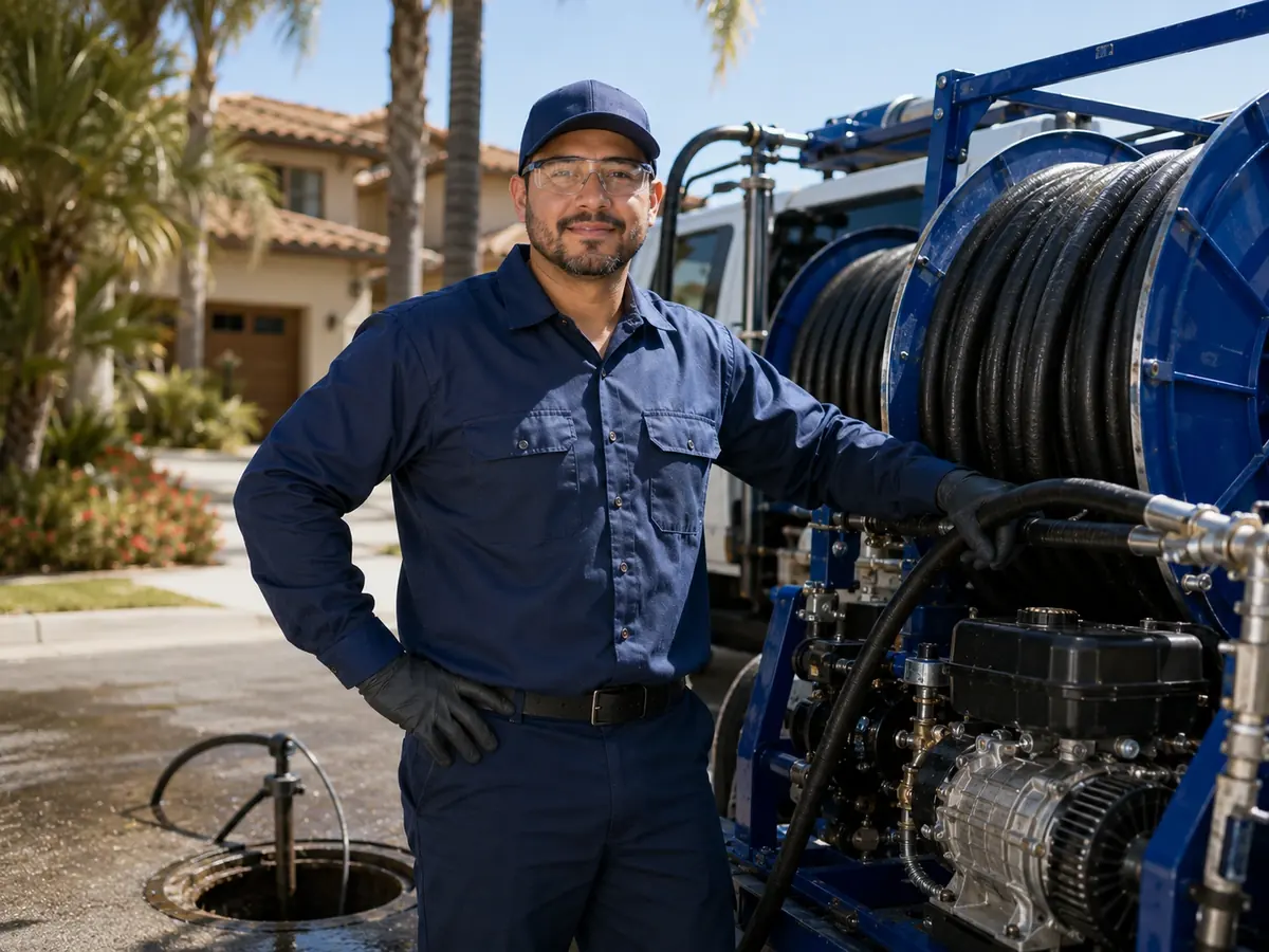Hydro jet sewer cleaning in Point Mugu Nawc