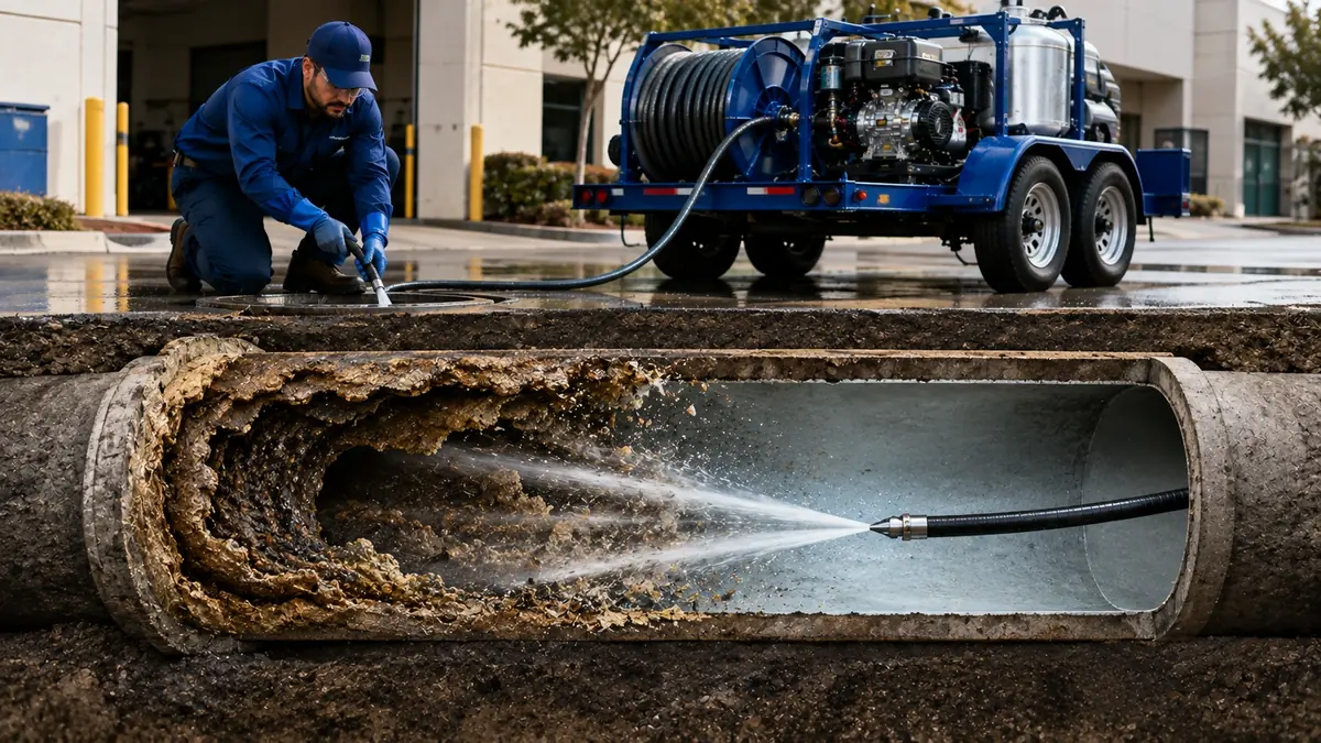 Sewer Pipe Descaling in Point Mugu Nawc
